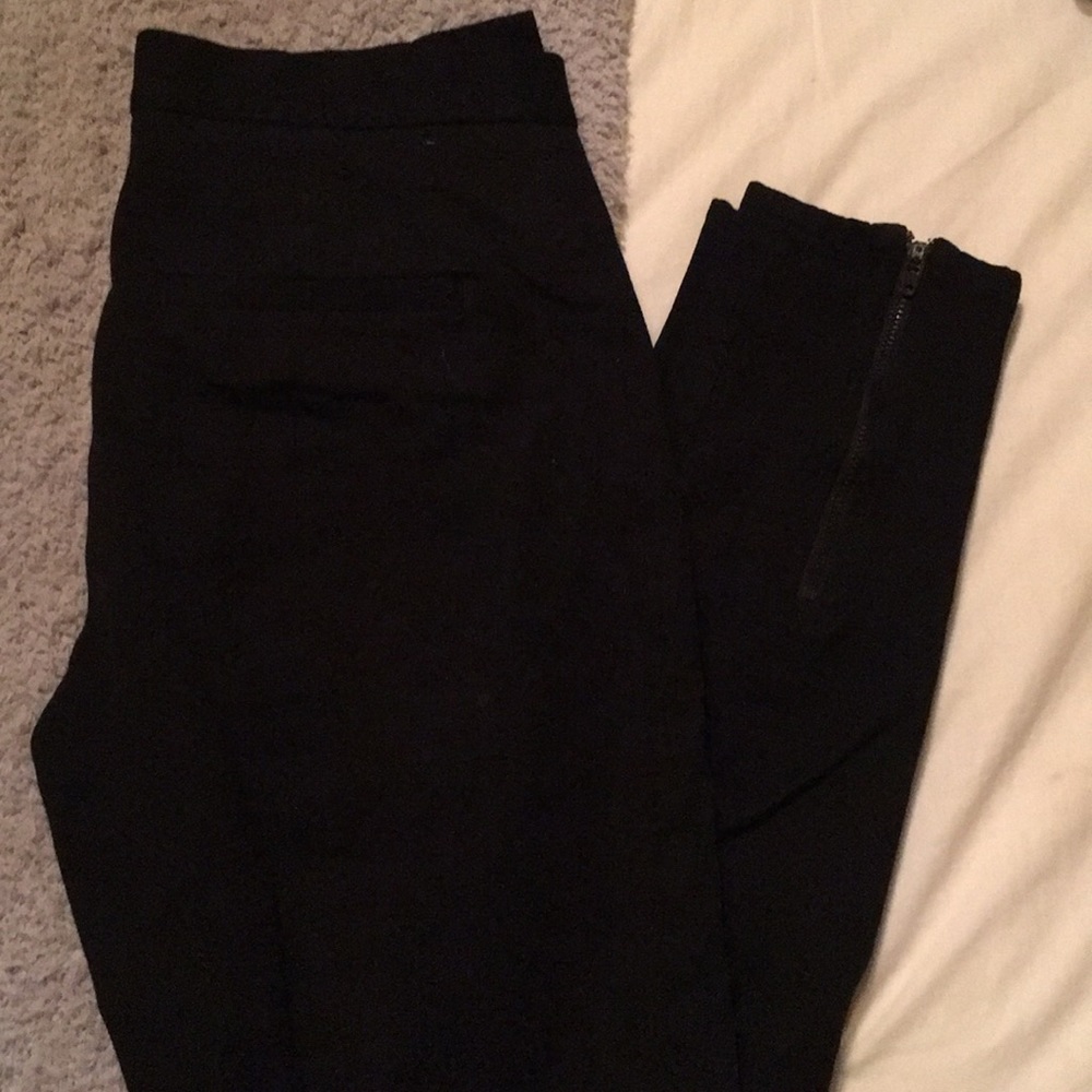 High waisted skinny stretch dress pants